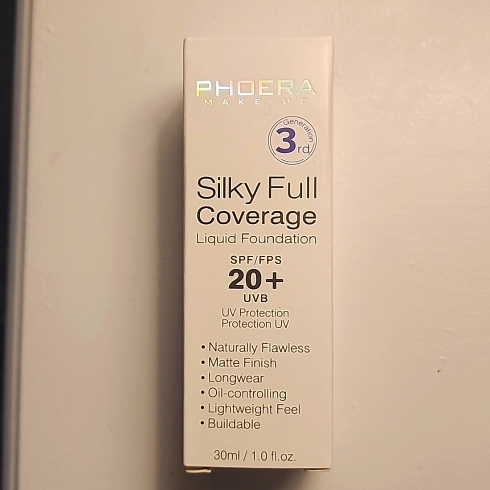 Phoera #101 Porcelain Foundation Makeup